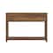 Walker Edison Reclaimed Barnwood Mission Storage Entry Table